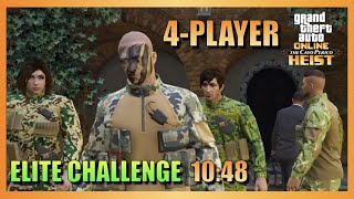4-Player Elite Challenge 10:48 | Hard | Cayo Perico Heist | $6,310,000 Potential | First to do it?