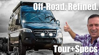 TOUR+SPECS of Adventure Van on Sprinter 170WB - 2025 27North Venture Together