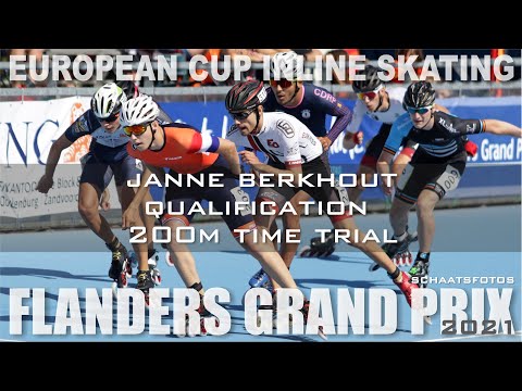 Janne Berkhout Qualification 200m Dual Time Trial EC Flanders Grand Prix 2021