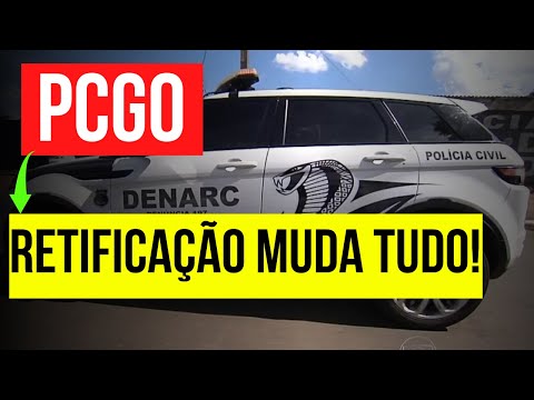 Concurso PC GO: RETIFICAÇÃO MUDA TUDO! Curso superior sequencial, conteúdo programático e mais