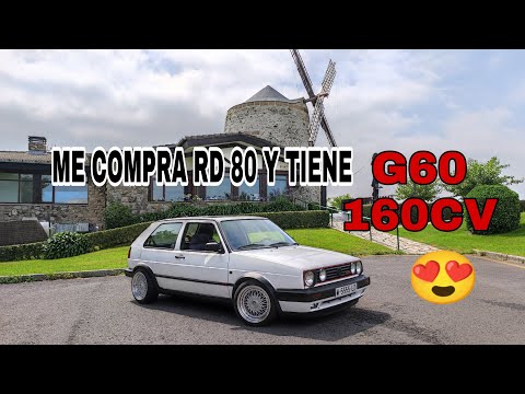 El GOLF MK2 G60 de Javi..160CV😍 Le entrego Yamaha RD 80😥