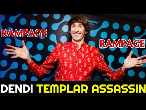 DENDI 2x Rampage with his Signature Hero Templar Assassin 7.27 Dota 2