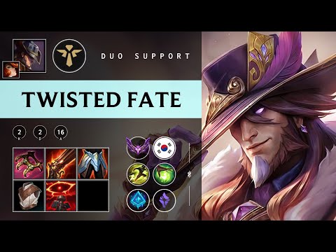 Twisted Fate Support vs Rakan - KR Master Patch 25.24