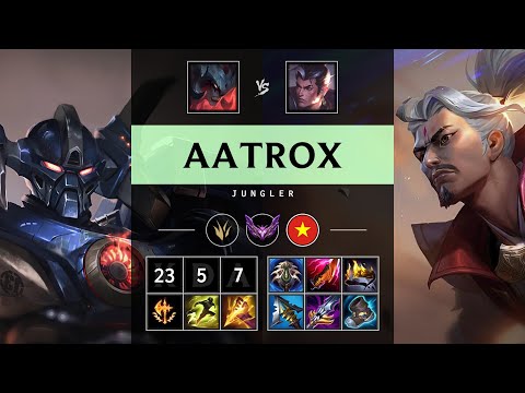 Aatrox Jungle vs Xin Zhao - VN Master Patch 25.17