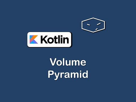 volume of pyramid in kotlin