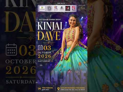 Kinjal Dave LIVE in Bay Area 2026