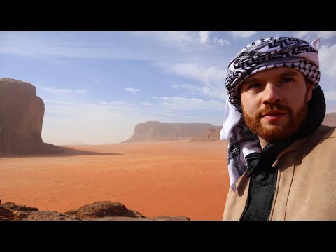 Full Tour of WADI RUM, JORDAN (& sleeping outside in the Desert) 🇯🇴 وادي رم