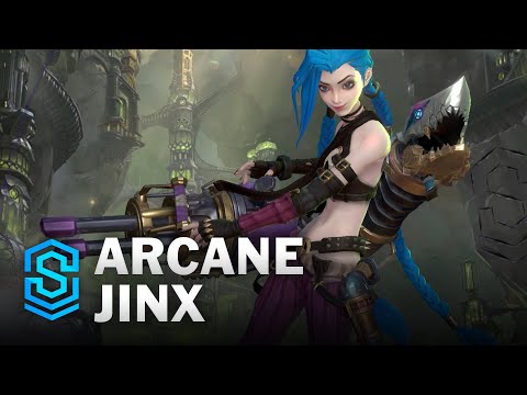Arcane Jinx Wild Rift Skin Spotlight