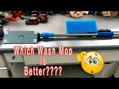 Microfiber Madness Incredipole versus Griots Garage Microfiber Wash Mop