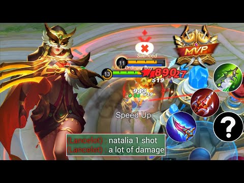 Natalia Best Build to Torture Squishy Heroes | Top Global Natalia Gameplay - MLBB