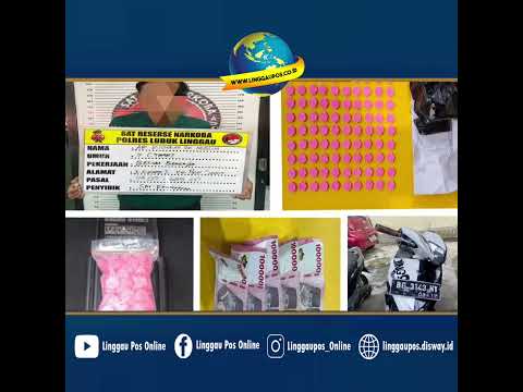 Detik-detik Penangkapan Pengedar 100 Ekstasi di Patok Besi