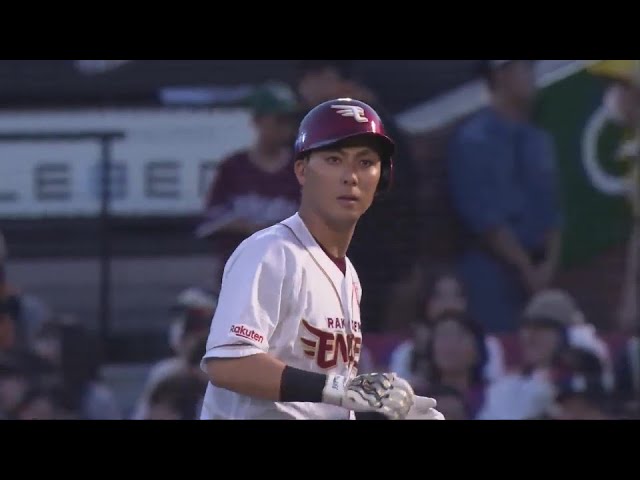 【3回裏】変化球に上手く合わせた!! イーグルス・村林一輝 三遊間を抜けるタイムリーを放つ!!  2024年6月11日 東北楽天ゴールデンイーグルス 対 読売ジャイアンツ