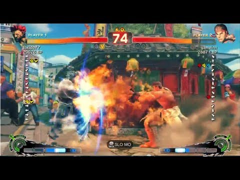 Daigo Umehara [Ryu] vs Tokido [Gouki] 4/4 SSF4 Japanese Online Ranked Matches - TRUE-HD