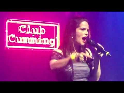 Frances Thorburn sings live at Club Cumming in Edinburgh