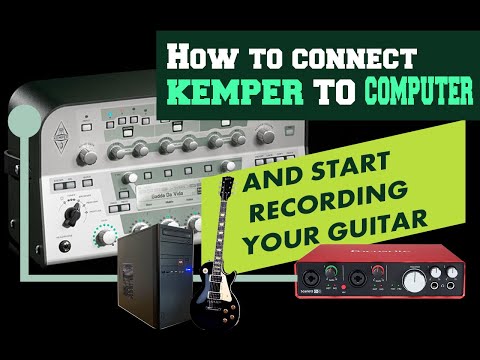 Kemper profiling amp tutorial : How to connect to interface and computer and start recording 🎸