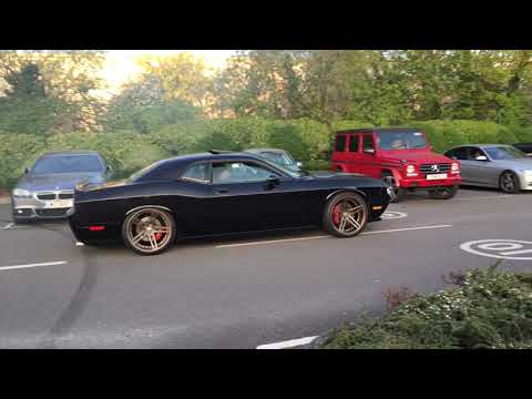 Modified Dodge Challenger Hellcat in London