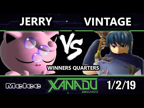 S@X 283 SSBM - Jerry (Jigglypuff) Vs. Vintage (Marth, Fox) Smash Melee Winners Quarters