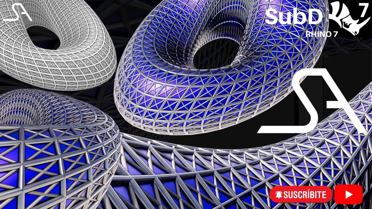 SA Tutorial  |   Easy Grasshopper Tutorial   |   for Beginners  |   Rhinoceros 7  #shorts