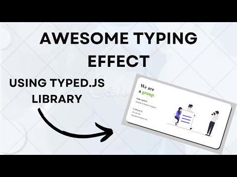 Awesome Text Animation Using Htmlcss And Javascript