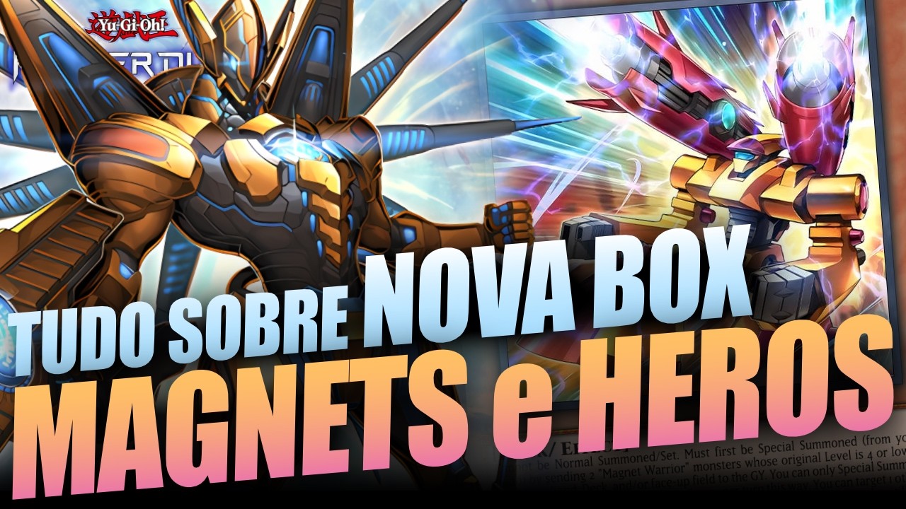NOVA BOX trazendo SUPORTE MAGNET WARRIOR e HERO VEM POTENTE! Vai Valer a Pena?┃Yu-Gi-Oh! Master Duel
