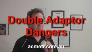 preview picture of video 'Double Adaptor Dangers. Dangers of using Double Adapters'