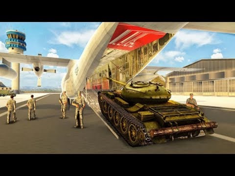 OffRoad US Army Cargo Plane Transport Simulator 3D - Android GamePlay For Kids 2017
