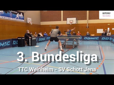 3. Bundesliga Süd | TTC Weinheim - SV Schott Jena | Highlights