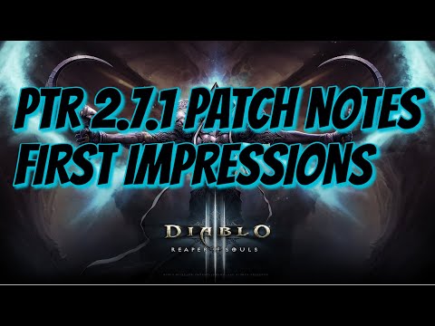 Diablo 3 S24 PTR patch 2.7.1 First Impressions!  D2 Ethereals!