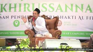 Download lagu KH KHOLIL BISRI ALHAFIDZ DI  YAYASAN PENDIDIKAN TRI BHAKTI ALFITROH SIDOWARAS BUMIRATU NUBAN LAMTENG mp3