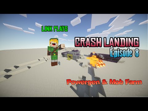 Minecraft: FTB Crash Landing (Modded Minecraft) | E8 | Powergen & Mob Farm