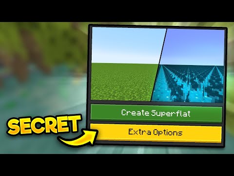 Minecraft Bedrock Has SECRET Custom Superflat NOW!