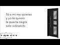 La puerta negra - Los Tigres del Norte (Letra)