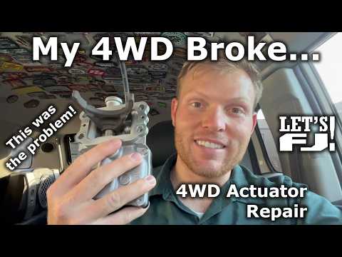 Toyota 4WD Actuator Replacement - FJ Cruiser - ADD Actuator for Tacoma, 4Runner, Etc.