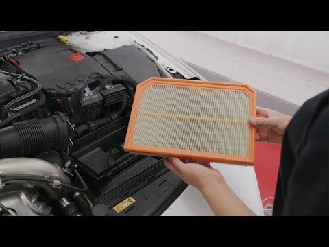 How to calibrate the engine air filter on a Mercedes