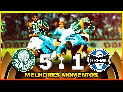 PALMEIRAS 5 X 1 GRÊMIO ● LIBERTADORES 1995 ● QUARTAS DE FINAL ● JOGO 02