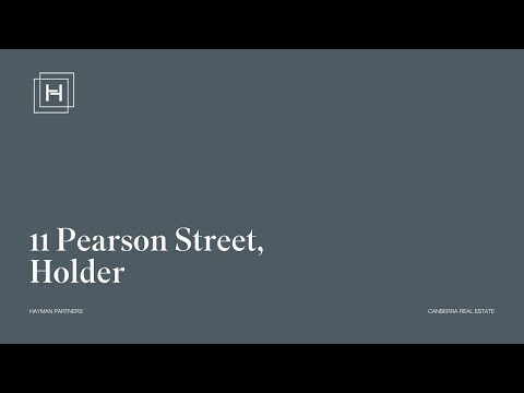 11 Pearson Street, Holder, ACT 2611, 4房, 2浴, House