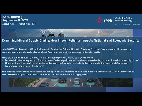 Examining Critical Mineral Supply Chains