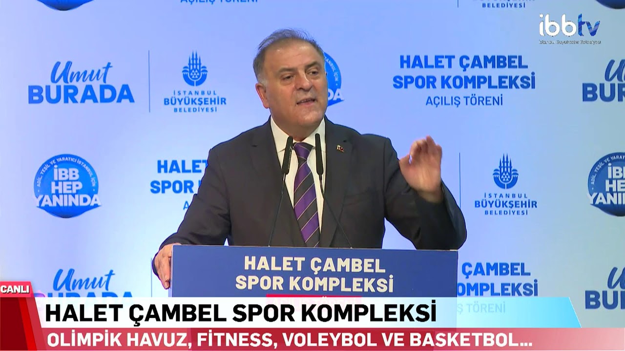 İBB’DEN YATIRIMLAR… HALET ÇAMBEL SPOR TESİSİMİZİ AÇIYORUZ