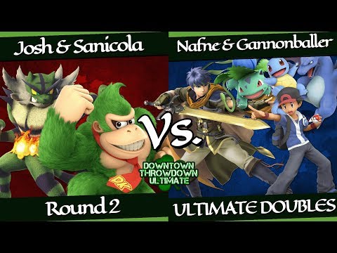 Downtown Throwdown 95 Smash Ultimate Doubles Josh & Sanicola VS Nafne & Gannonballer