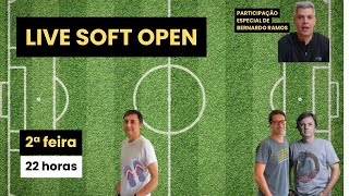 Tem repórter levando tombo diante de um craque e análise da seleção de Ancelotti na LIVE SOFT OPEN