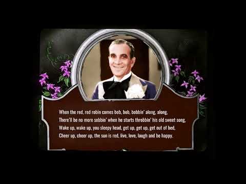 Al Jolson: 1926 "When the Red Red Robin Comes Bob Bob Bobbin' Along" - Multitracked in HD