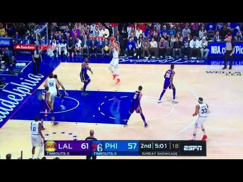 Ben Simmons ABUSES LeBron in the post! LeBron Can Guard 1-5 My Ass!