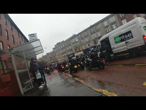Blue Angels Biker Gang Maryhill Road Glasgow