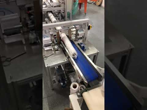 Examination table cover and dentist bib automatic Packaging line