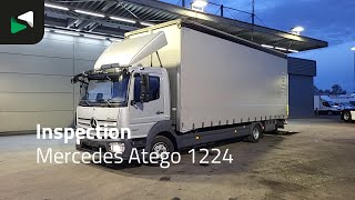 Mercedes-Benz Atego 1224 4X2 280cm height box 1500kg Ladebordwand Automatic Eu camión con lona corredera | Imagen 4 - Autoline
