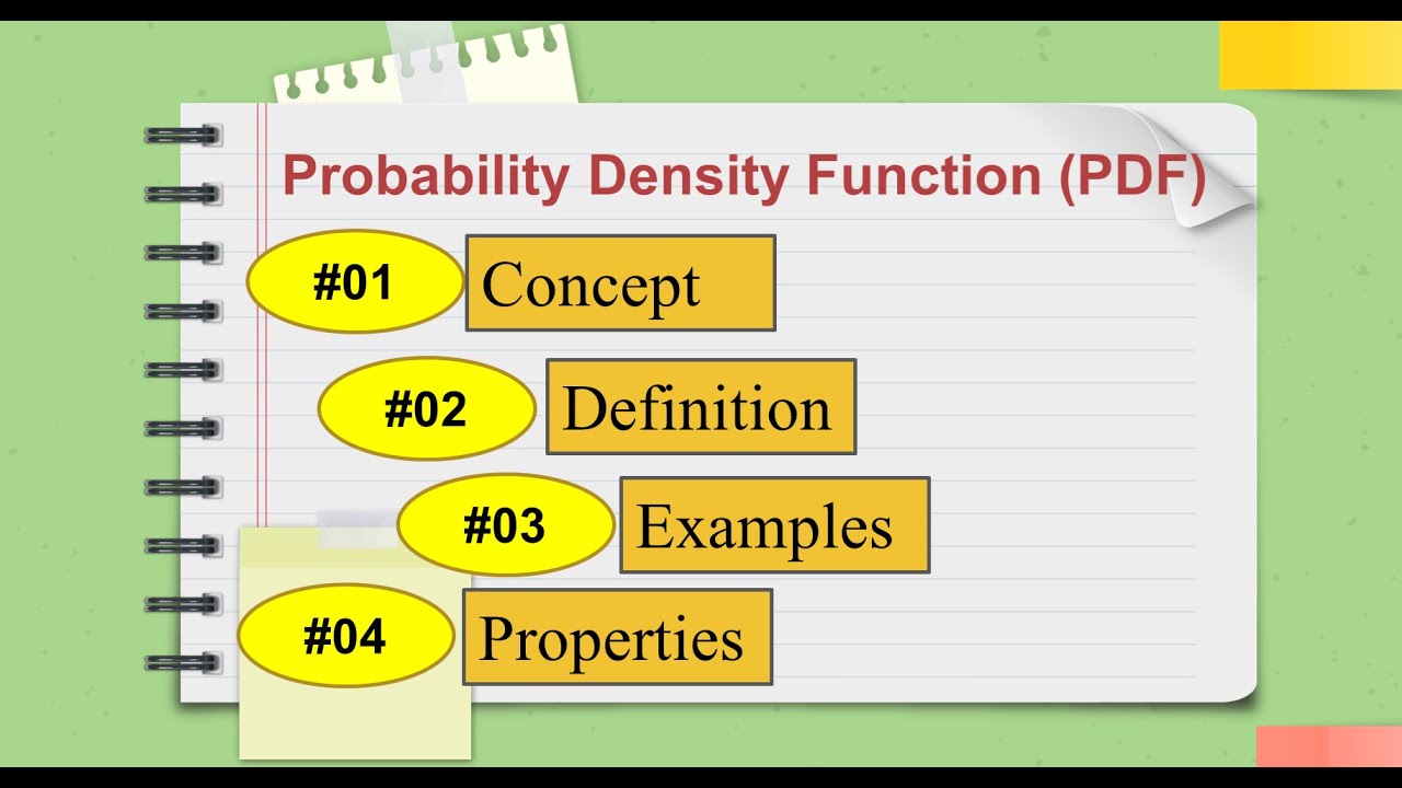 Probability Density Function (PDF) Explained | Definition, Properties & Examples