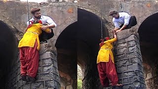 Suyyash Save Falguni When Somebody Throw Her From The Breach video