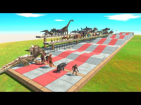 Who Runs the Fastest Up and Down - Animal Revolt Battle Simulator