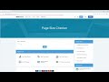 Page Size Checker