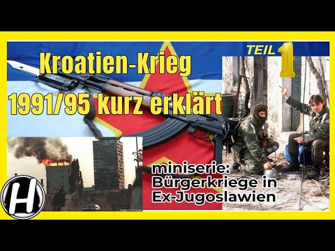 War in Croatia simply explained and understandable (many war criminals free)